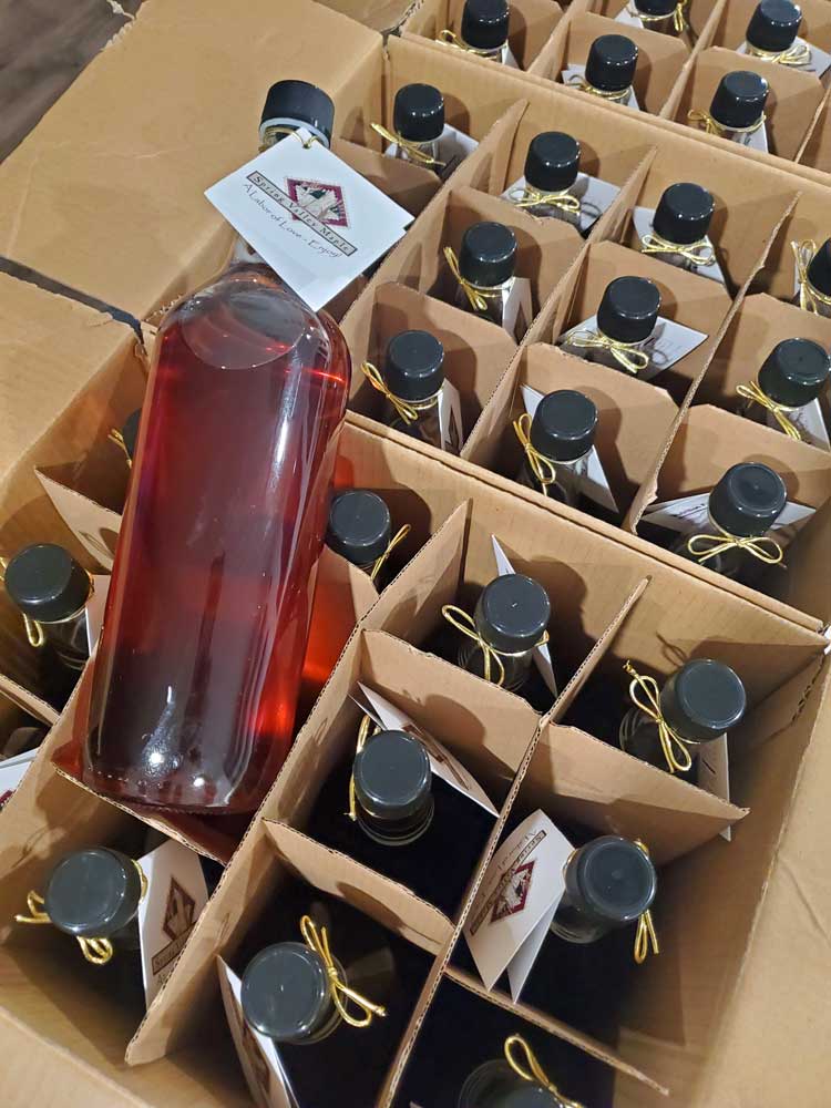 photo gallery bottles of maple syrup in a box