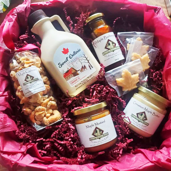 Spring Valley Maple Syrup Gift Baskets